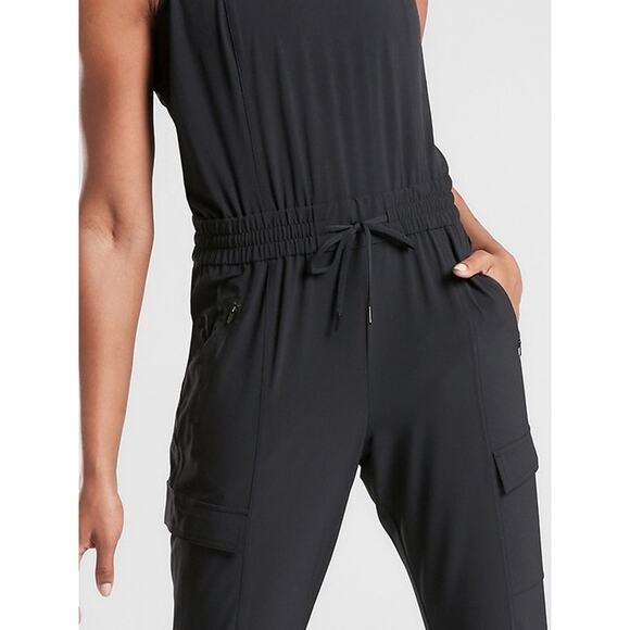 Athleta Unbound Jumpsuit in Black Size XL - Picture 3 of 7